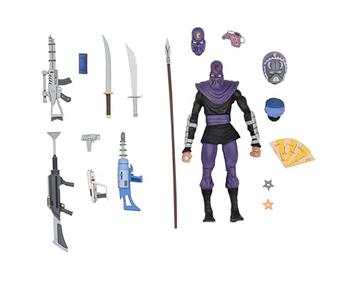 NECA Collectible Teenage Mutant Ninja Turtle Cartoon 7" Scale Action Figure - Deluxe Foot Soldier