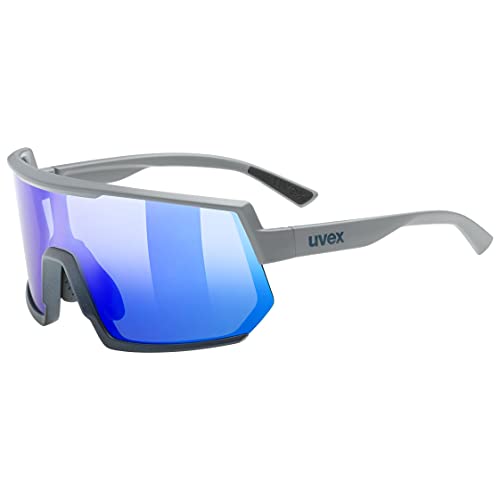 Uvex sportstyle 235 Sportbrille, rhino deep space matt/blue, one size