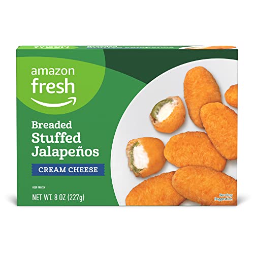 Amazon Fresh, Cream Cheese Stuffed Jalapeno Poppers, 8 Oz
