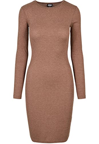 ⚡ BLITZDEAL (-63%) Urban Classics Damen Kleid Ladies Rib Dress darkkhaki M