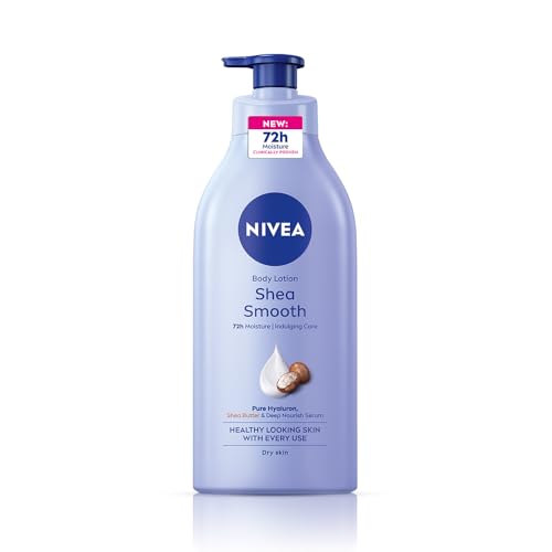 Shea Smooth Body Lotion | Hyaluronic Acid & Shea Butter & Deep Nourish Serum Moisturizer | Lightweight Non-Greasy Body Cream | Body Moisturiser for 72