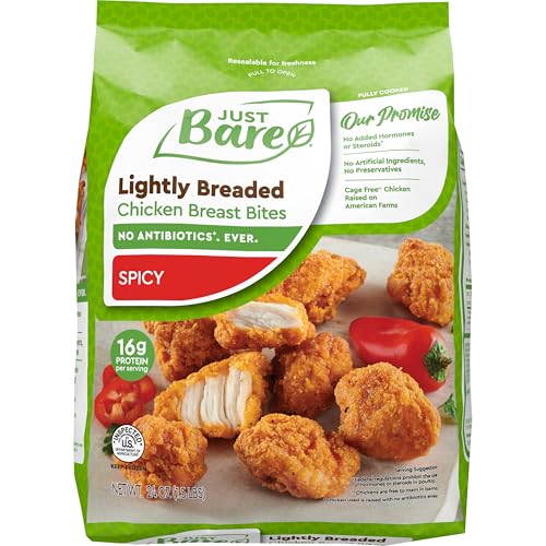Chicken Lightly Breaded Spicy Breast Bites Or Fully Cooked Or16 G