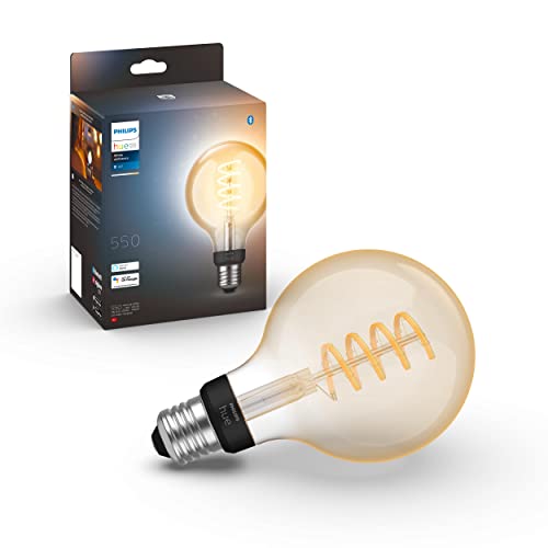(-29%) Philips Hue E27 Filament Große Globe Lampe