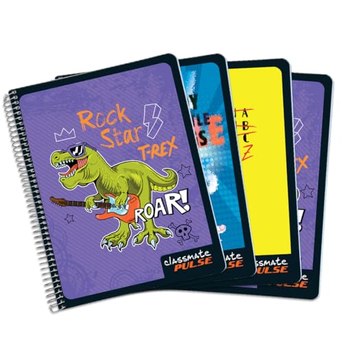 Pulse Notebook - 267 X 203, 160 Pages, Single Line, Wiro Binding, Multicolor (2105007)