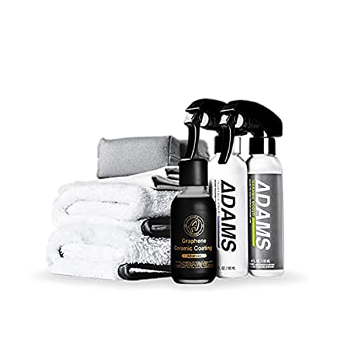 Adam&#x27;s Advanced Graphene Ceramic Coating (Standard Kit) - 10H Graphene Coating for Auto Detailing, 9+ Years of Car 