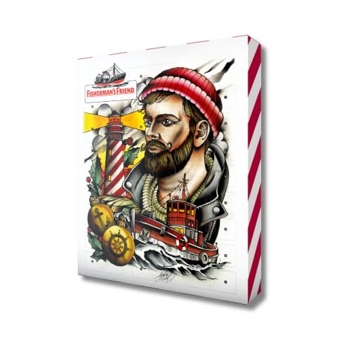 (-24%) Fisherman's Friend Adventskalender 2026, 24 Türchen, Bonbon-Mix, Süßigkeiten Weihnachts-Kalender, geeignet für Kinder und Erwachsene, 1 x 550 g