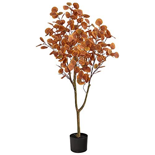 Nearly Natural 4ft Autumn Eucalyptus Artificial Tree