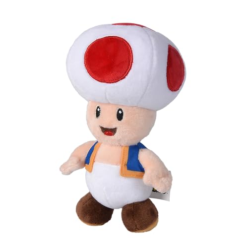 Simba Toys Official Mario Toad Plush 20cm