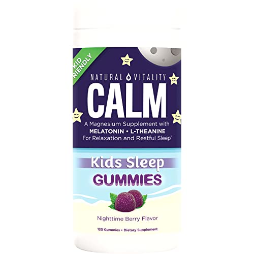 Natural Vitality Calm,Magnesi...,Nighttime Berry,120 Gummies