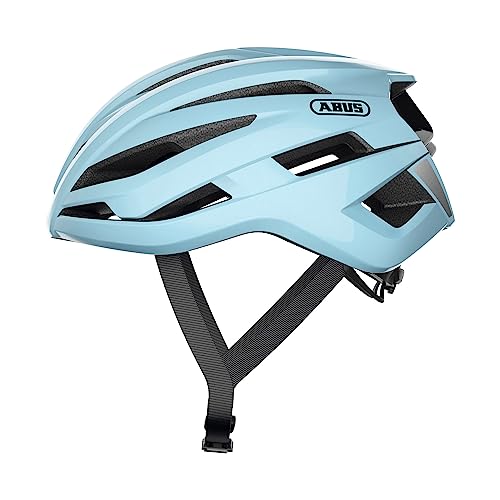 ABUS 67729 Fahrradhelm, Blau (Pastel Blue), L (59-61 cm)