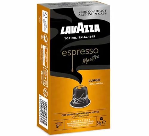 (-25%) Lavazza, Espresso Maestro Lungo, 10 x 10 Aluminiumkapseln, kompatibel mit Nespresso* Originalmaschinen