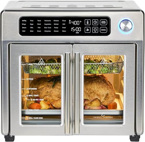 Emeril Lagasse 26 QT Toaster Oven/ Air Fryer Combo An extra large design combined