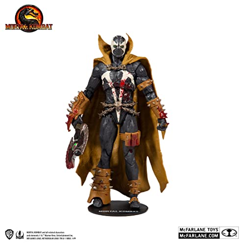 McFarlane Toys Mortal Kombat Spawn Bloody Classic 7" Action Figure with Accessories