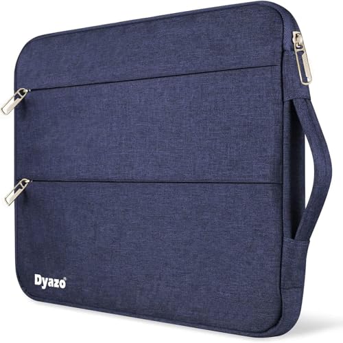 Dyazo Office Protective Laptop Sleeve | Laptop Case Cover With Handle for All 15 Inch To 15 .6" (39.6 cm) Laptops, Notebooks (Blue)
