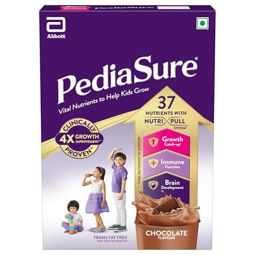 PediaSure Nutritional Drink Powder, Chocolate, Scientifically Designed Nutrition for Supporting Kids Growth 375g