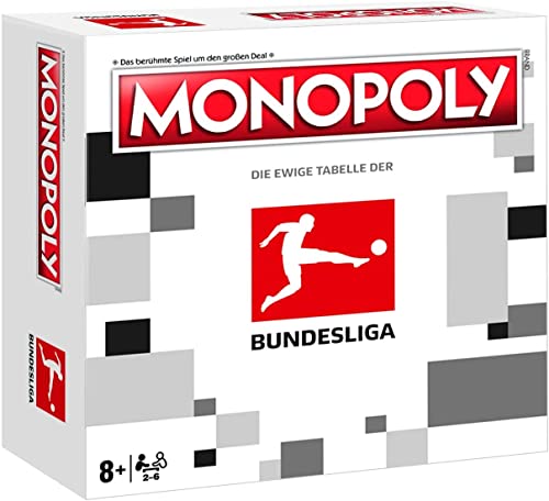 🔥 STARKER PREIS (-41%) Winning Moves Monopoly Bundesliga Edition - Monopoly Spiel für Fans - Familienspiele Strategie Brettspiele Bundesliga Edition - 2+ Spieler ab 8+ Jahren - Deutsch