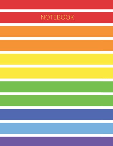 Rainbow Composition Notebook — book cover