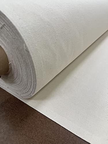 Sedona Designz 60" Wide Cotton Duck Canvas Fabric - Heavy Weight 10oz Durable 100% Cotton (Natural, 1 Yard)