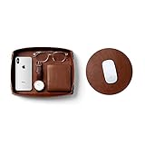 LoootDailyObjects Vegan Leather Tan Desk Tray Organiser Mouse Pad 316