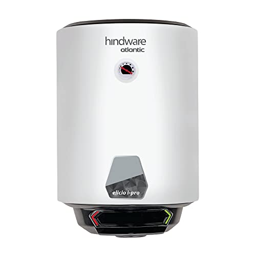 HINDWARE SMART APPLIANCES Atlantic Elicio Ipro 25 L Water Heater| 5-Star Rated | Free Installation | Glasslined Tank Geyser | Smart Water Heater Compa