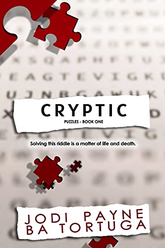 Cryptic book cover