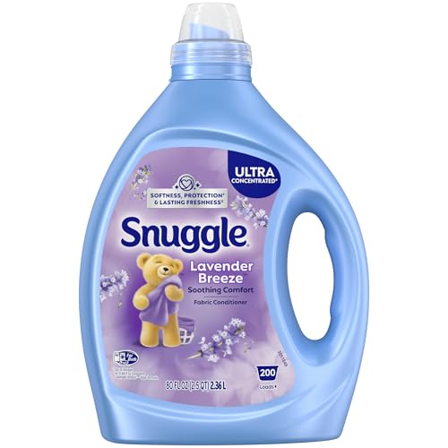 Snuggle Exhilarations Liquid Fabric Softener, Lavender and Vanilla Orchid, 2X Concentrated, 188 Loads