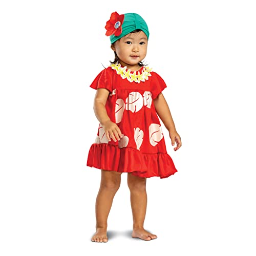 Disguise baby girls Lilo Costume, Official Disney Lilo Stitch Lilo Onesie, Size Infant and Toddler Costumes, As Shown, Size 6-12 months US