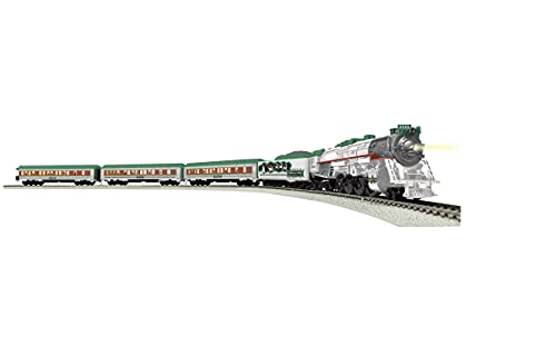 Lionel Christmas Cheer Passenger Bluetooth HO Gauge Model Train Set with Remote