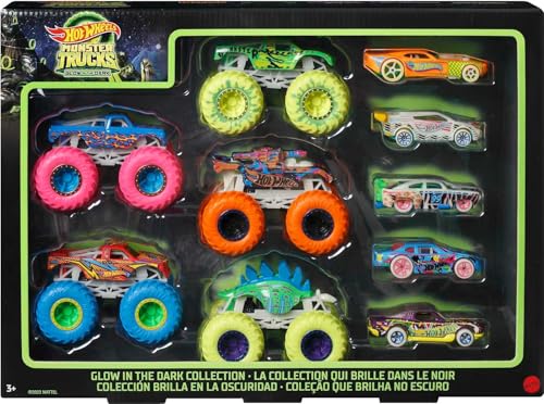 (-17%) Hot Wheels Spielzeug Monster Trucks Glow-in-the-Dark Kollektion (GITD)