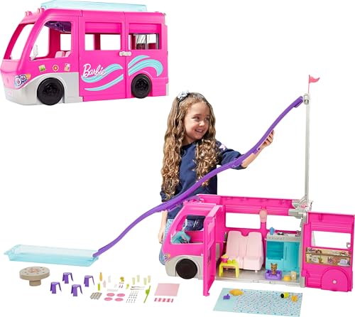 Barbie DreamCamper Spielset und Camping-Zubehör