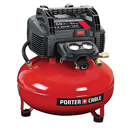 PORTER-CABLE C2002-ECOM 6-Gallon 150 PSI Oil-Free Pancake Compressor