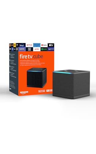 🔥 STARKER PREIS (-43%) Amazon Fire TV Cube (Neueste Generation) | Streaming-Mediaplayer mit Sprachsteuerung mit Alexa, Wi-Fi 6E, 4K Ultra HD, finde Serien schneller mit Alexa+