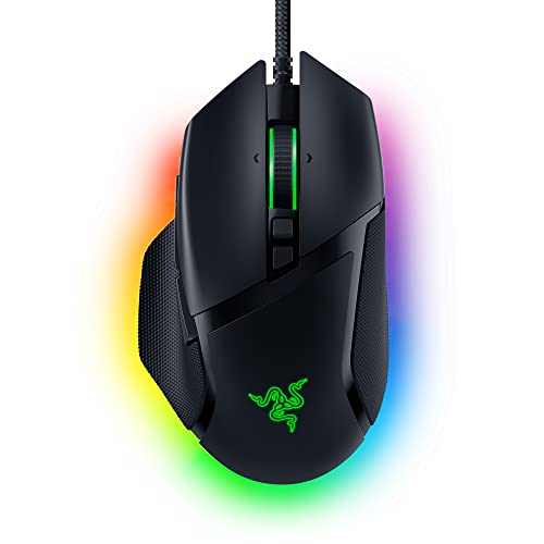 RazerBasilisk V3 Customizable Ergonomic Gaming Mouse: Fastest Gaming Mouse Switch - Chroma RGB Lighting - 26K DPI Optic