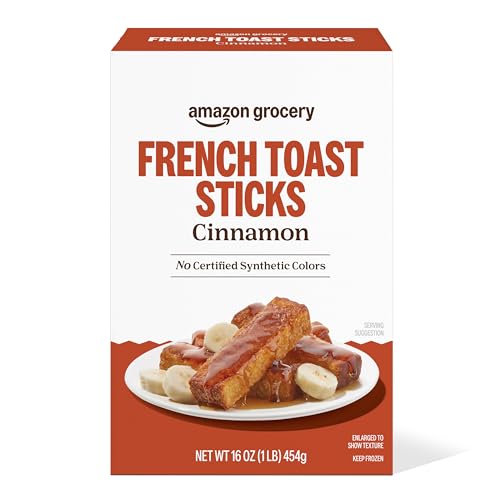 Amazon Grocery, Cinnamon French Toast Sticks, Frozen, 16 Oz (Previously Amazon Fresh, Packaging May Vary)