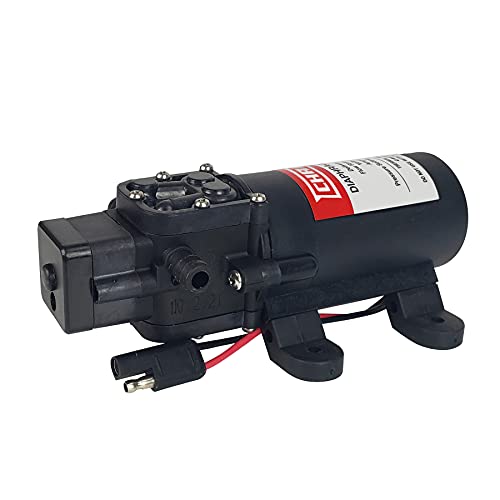 6 9206 12v 10 Gpm Standard Diaphragm Pump Black