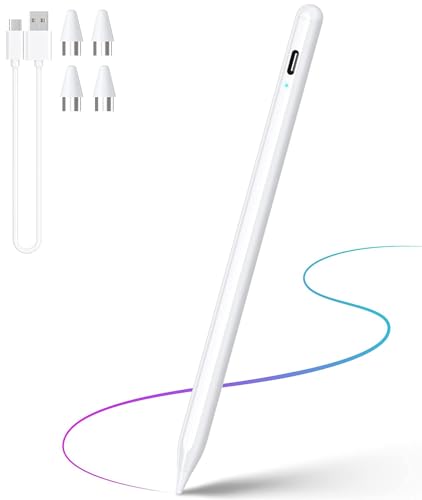 Stylus Pen for Touchscreen, Compatible for Android & iOS Phones/Tablet, Fast Charge Universal Stylus Pen for i-Phone, i-Pad, Tab A9+, High Sensitivity & Precision Stylist Pencil for Writing/Drawing
