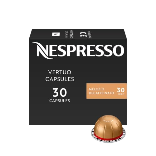 Capsules Vertuo Melozio Decaffeinato Medium Roast Espresso 30 Count