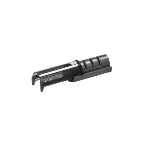 (-31%) Tefal Ice Force Messerschärfer, 3-Schritte-Schleifprozess, nachschärfen + ausbessern, gut für Edelstahlmesser, platzsparende Aufbewahrung, japanische Keramikschleifscheibe, Schwarz, K26505