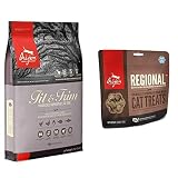 Orijen® Dry Cat Food, Support Healthy Weight, Grain Free, Fresh & Raw Animal Ingredients, Fit & Trim 12lb Freeze Dried Cat Treats, Regional Red, 1.25oz