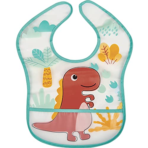 Buba Babador Com Bolso Dino Colorido