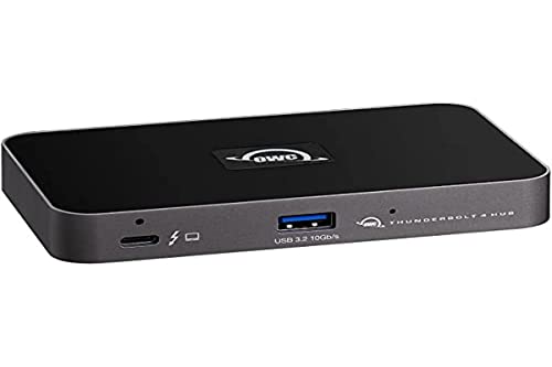 OWC 5 Port Thunderbolt Hub - 60W Charging, Thunderbolt 4, USB 3.2, Compatible with Macs and PCs