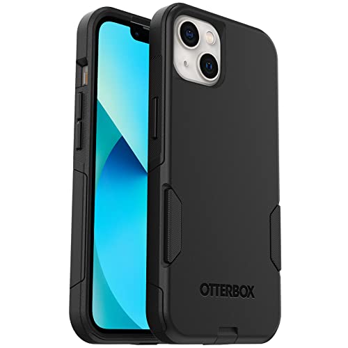 OtterBox iPhone 13 (ONLY) Commuter Series Case - Black, Slim & Tough, Pocket-Friendly, with Port Protection