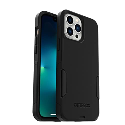 OtterBox iPhone 13 Pro Max & iPhone 12 Pro Max Commuter Series Case - Black, Slim & Tough, Pocket-Friendly, with Port Protection