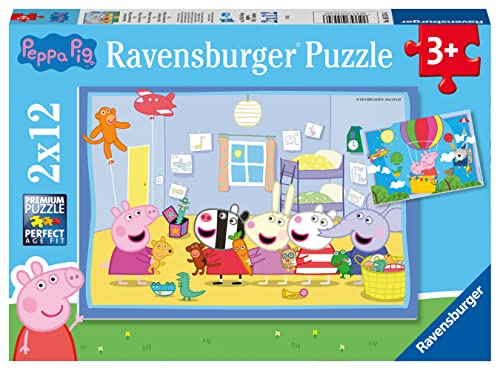 (-30%) Ravensburger Puzzle Peppas Abenteuer - 2x12 Teile Puzzle ab 3 Jahre