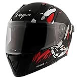 Vega Bolt Bunny Dull Black Red HelmetM