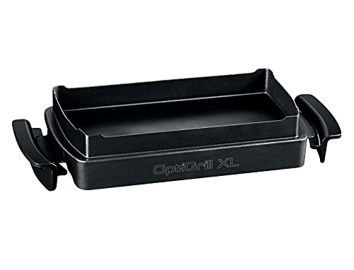 (-39%) Tefal OptiGrill+ XL Backschale, geeignet für alle OptiGrill+ XL Modelle, 2 Liter Fassungsvermögen, antihaftbeschichtete Aludruckguss-Form, Portionen 4 bis 6, Schwarz, XA7278