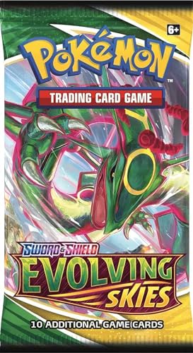 Pokemon TCG: Sword & Shield Evolving Skies Booster Pack (10 Cards)