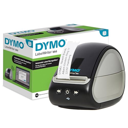 DYMO LabelWriter 550 Label Maker | Label Printer with Direct Thermal Printing | Automatic...