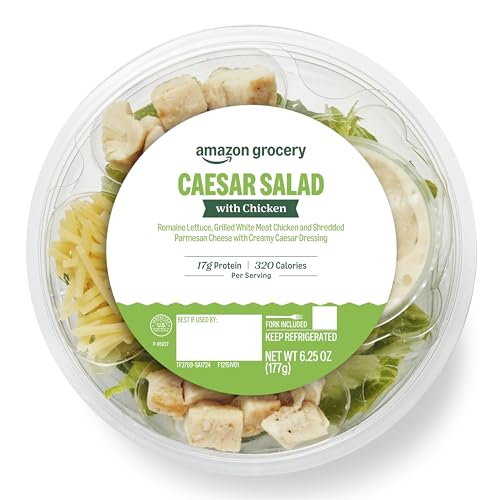 Caesar Salad With Chicken 625 Oz Previously Amazon Fresh Brand