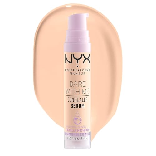 NYX PROFESSIONAL MAKEUP Bare With Me Concealer Serum, Concealer Makeup For Up To 24Hr Hydration - Fair
